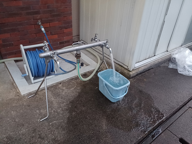 処理した水を給水栓から使用
